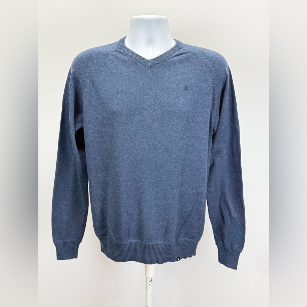 HURLEY Men's Classic Navy V-Neck Sweater size S